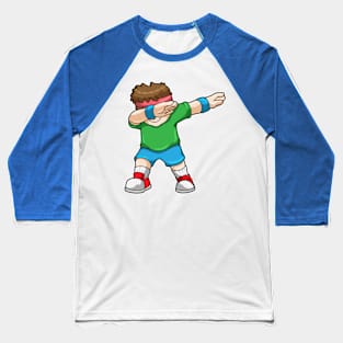 Boy at Hip Hop Dance Dab Baseball T-Shirt